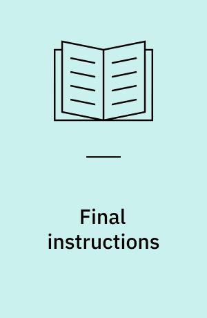 Final instructions