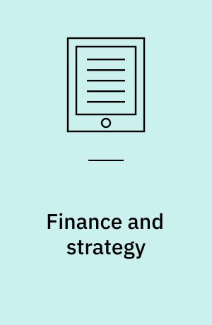 Finance and strategy