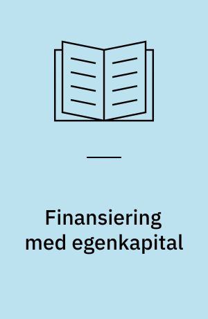 Finansiering med egenkapital