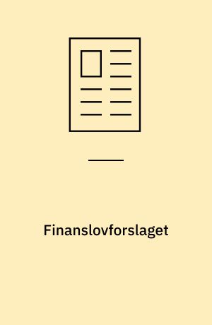 Finanslovforslaget
