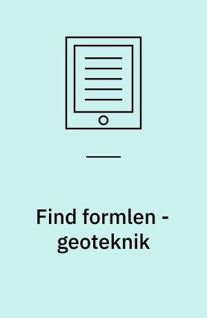 Find formlen - geoteknik