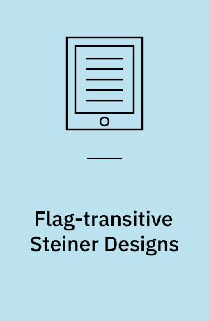 Flag-transitive Steiner Designs