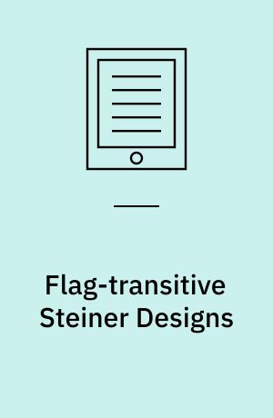 Flag-transitive Steiner Designs