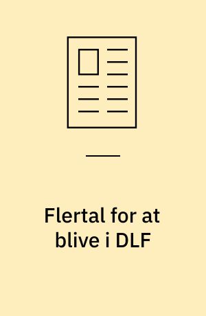 Flertal for at blive i DLF