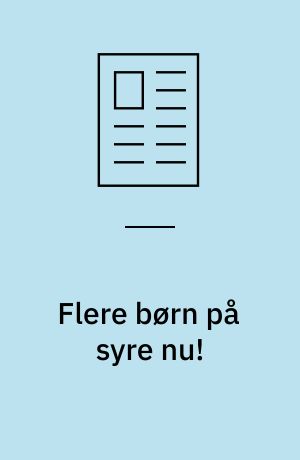 Flere børn på syre nu! : det kanoniske potentiale i 70'er-avantgardens børnebogsexil