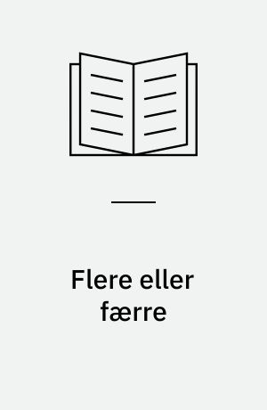 Flere eller færre : når kommunen selv bestemmer : nogle overvejelser over, hvad kommunal kompetence i tilkendelser af førtidspension kan betyde for antal ansøgninger og tilkendelser
