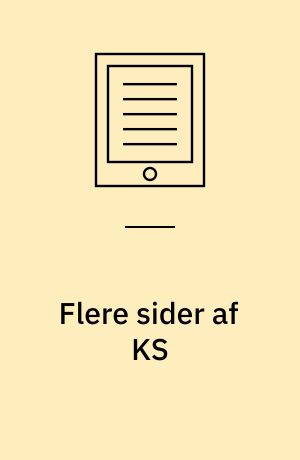 Flere sider af KS : velfærdsstaten - rødder og perspektiver