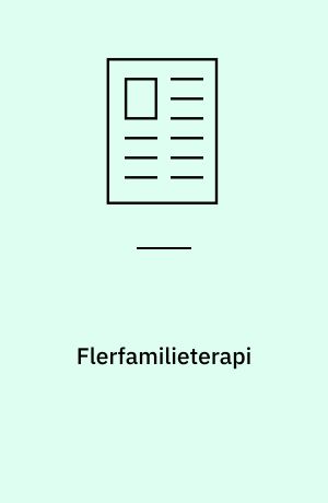 Flerfamilieterapi