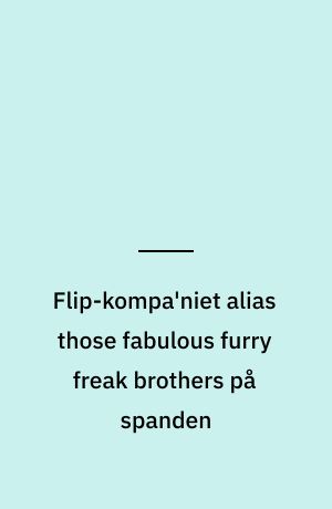 Flip-kompa'niet alias those fabulous furry freak brothers på spanden