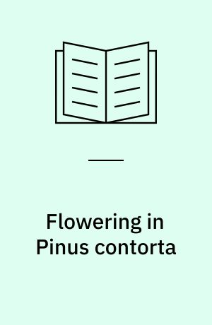Flowering in Pinus contorta : a study of flowering abundance and flowering phenology of provenances from latitude 48°N to 63°N in a Swedish field trial = Blomning hos Pinus contorta