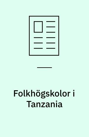 Folkhögskolor i Tanzania