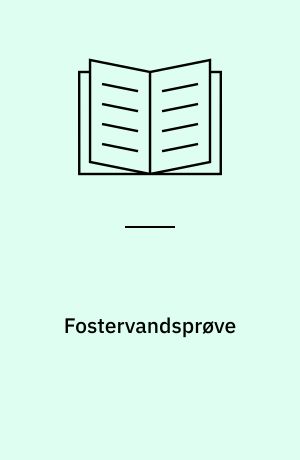 Fostervandsprøve