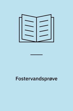Fostervandsprøve