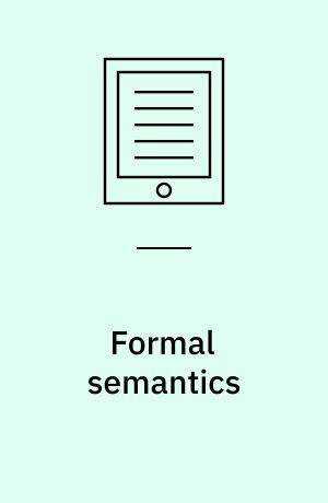 Formal semantics : an introduction
