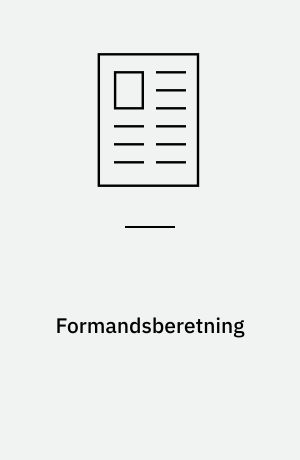 Formandsberetning