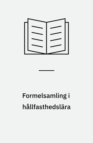 Formelsamling i hållfasthedslära