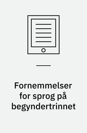 Fornemmelser for sprog på begyndertrinnet