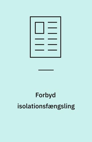 Forbyd isolationsfængsling
