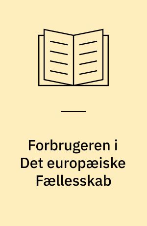 Forbrugeren i Det europæiske Fællesskab