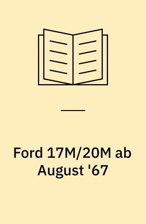 Ford 17M/20M ab August '67
