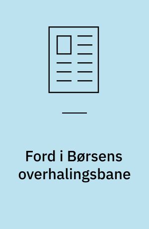 Ford i Børsens overhalingsbane