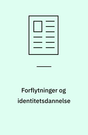 Forflytninger og identitetsdannelse : dans som engagerende kropsaktivitet