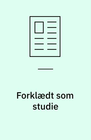 Forklædt som studie