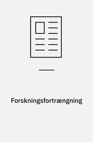 Forskningsfortrængning