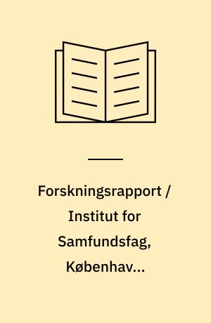 Forskningsrapport / Institut for Samfundsfag, Københavns Universitet. 1976/2 : The un-civic culture : attitudes towards the political system and vote for the Danish progress party 1973-1975