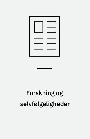 Forskning og selvfølgeligheder