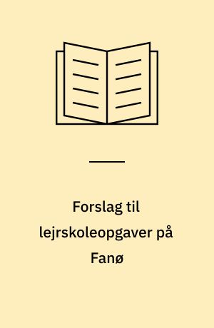 Forslag til lejrskoleopgaver på Fanø