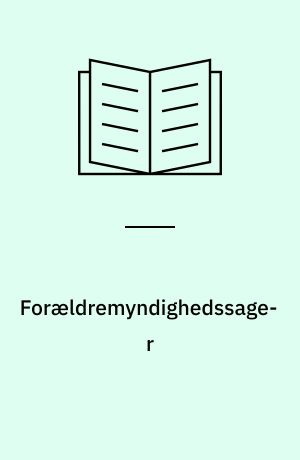 Forældremyndighedssager