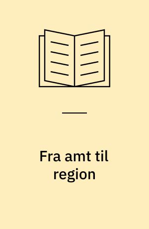 Fra amt til region : status og udviklingsperspektiver