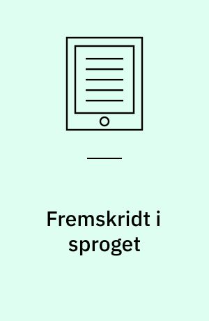 Fremskridt i sproget