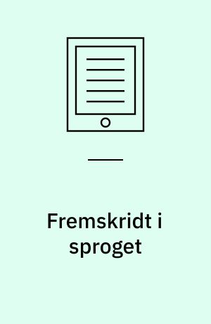 Fremskridt i sproget