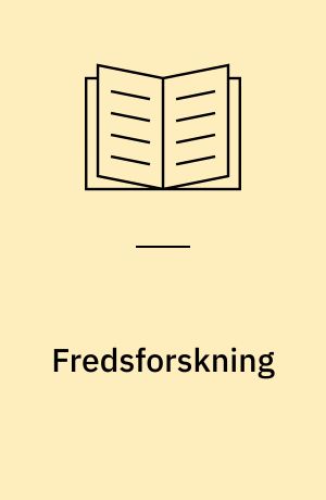 Fredsforskning