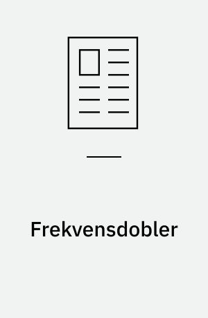 Frekvensdobler