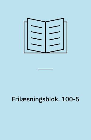 Frilæsningsblok. 100-5