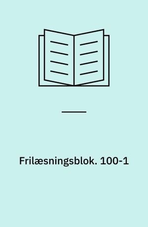 Frilæsningsblok. 100-1