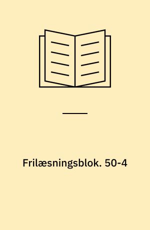 Frilæsningsblok. 50-4