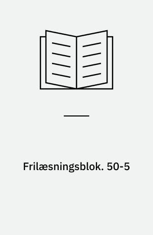 Frilæsningsblok. 50-5