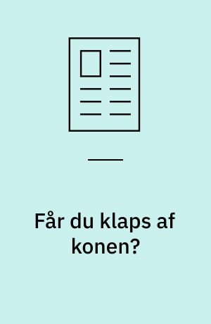 Får du klaps af konen?
