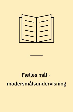 Fælles mål - modersmålsundervisning