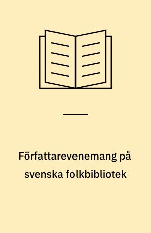 Författarevenemang på svenska folkbibliotek
