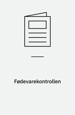 Fødevarekontrollen : indberettede skriftlige sanktioner