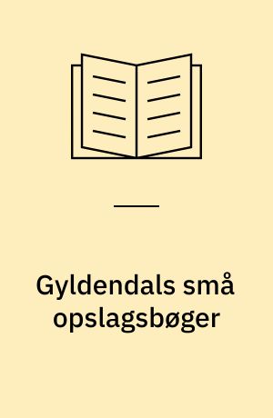 Gyldendals små opslagsbøger : Engelsk