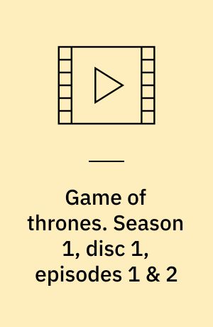 Game of thrones. Season 1, disc 1, episodes 1 & 2 (Stor skrift)