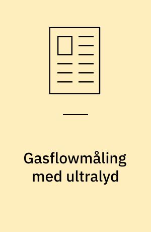 Gasflowmåling med ultralyd
