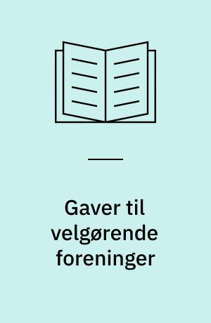 Gaver til velgørende foreninger