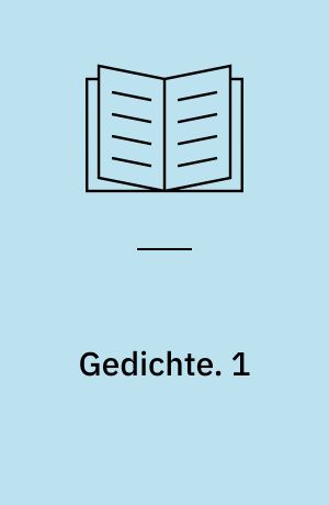 Gedichte. 1